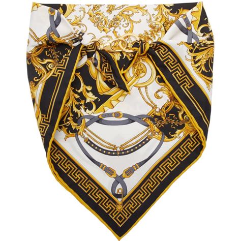 fake versace bandana|versace collection scarf.